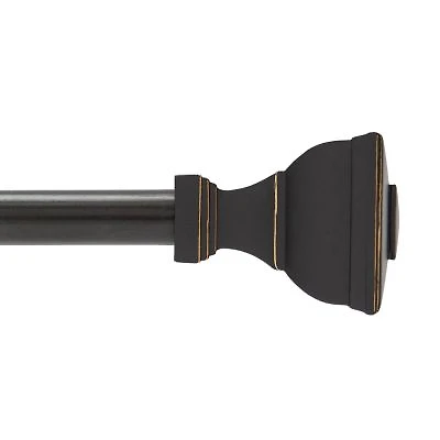 Kenney Mavis 5/8-Inch Decorative Curtain Rod for Stylish Window Treatments