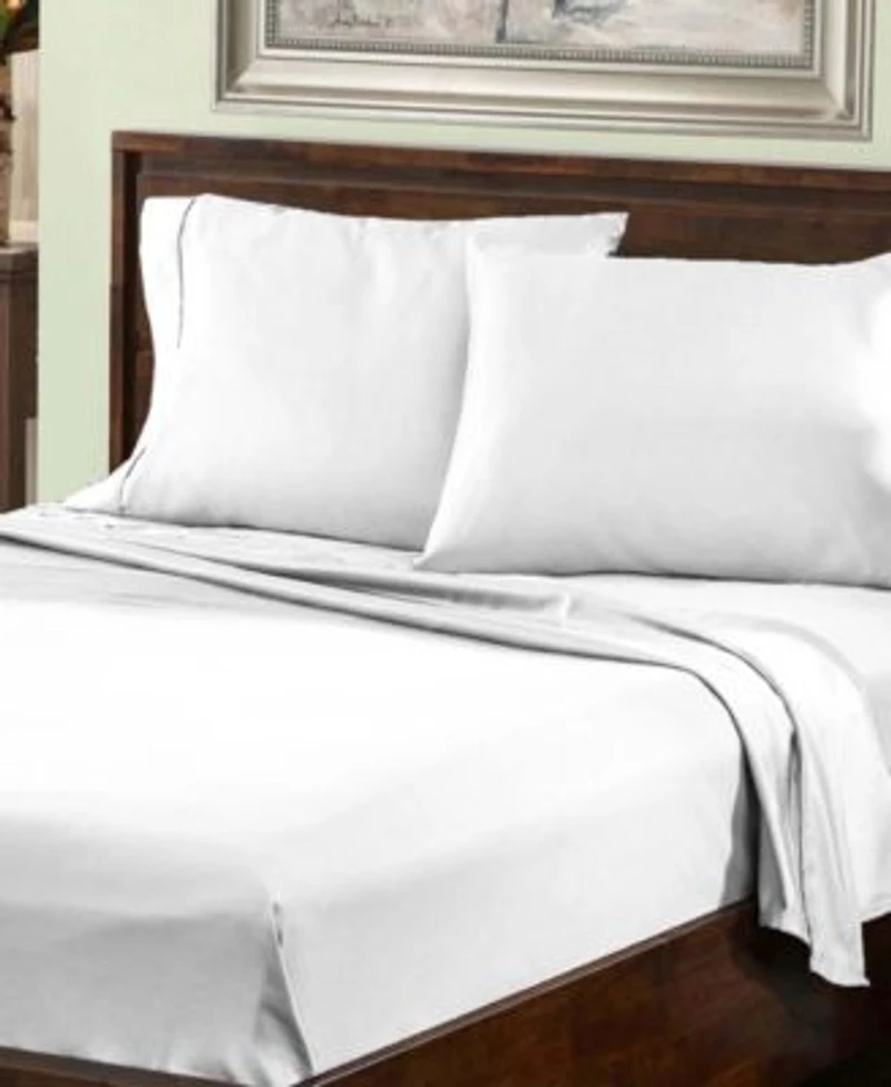 Superior 600 Thread Count Cotton Blend Solid Deep Pocket Sheet Set