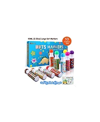 Ohuhu 10ct 60 ml/18mm Dot Markers Bingo Daubers 30 Pages Activity Book Y30-80700-14