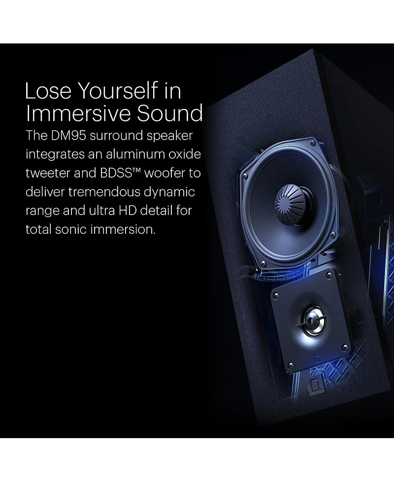 Definitive Technology Dymension DM95 On-Wall Surround Speakers - Pair
