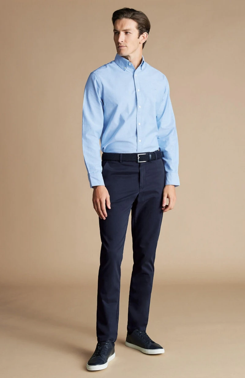 Charles Tyrwhitt Men's Slim Fit Ultimate Non-Iron Chino