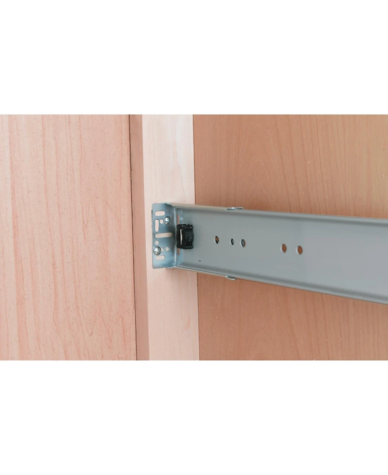 Rev-a-Shelf Pullout Top Mount Trash Can 35 qt., Silver, 4WCTM-1816DM-1