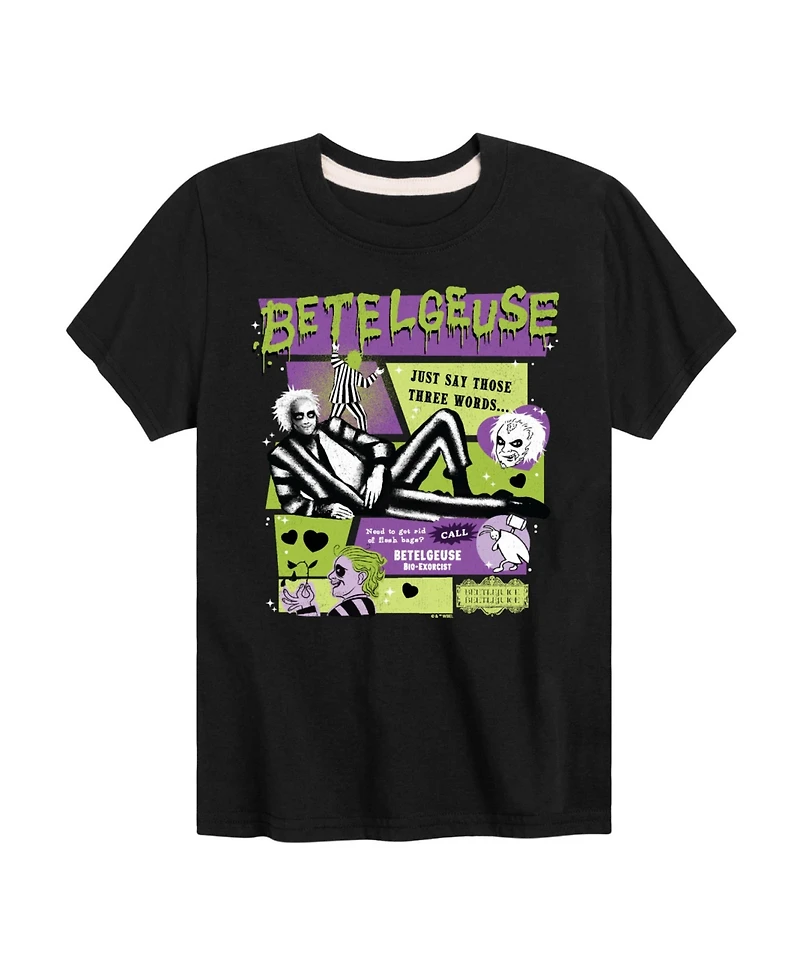 Beetlejuice Big Boys Betelgeuse Graphic Tee