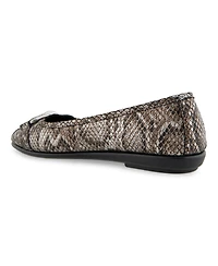 Aerosoles Women's Bentley Buckle Flats - Faux Leather