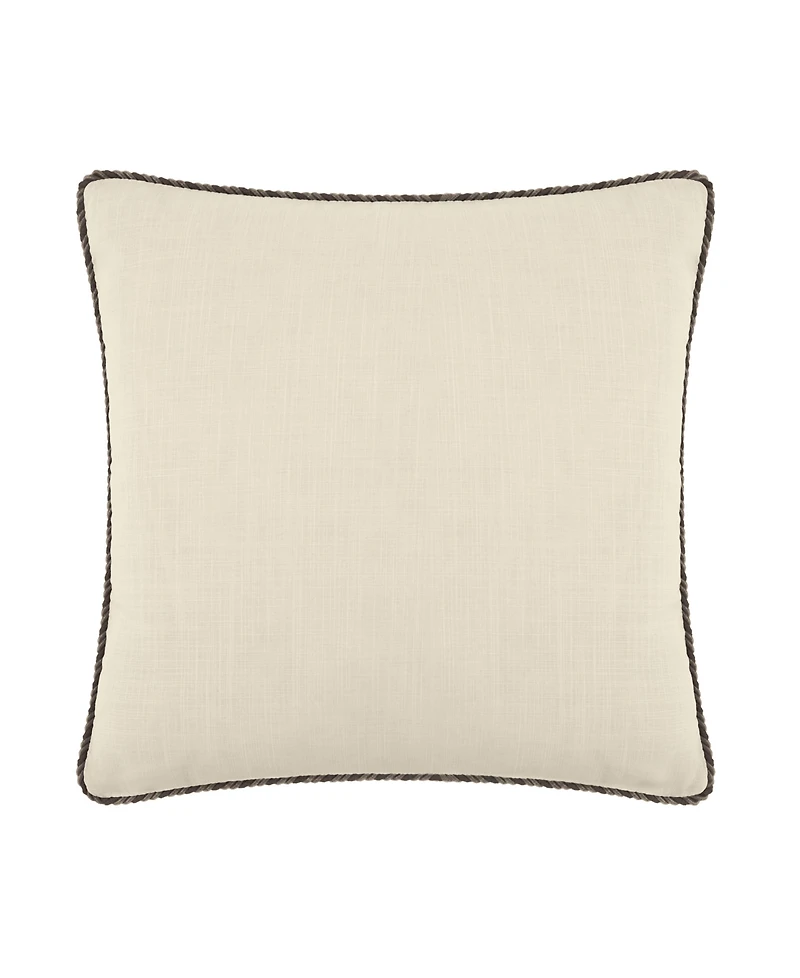 Rose Tree Bird Paradise Decorative Pillow, 18" x 18"