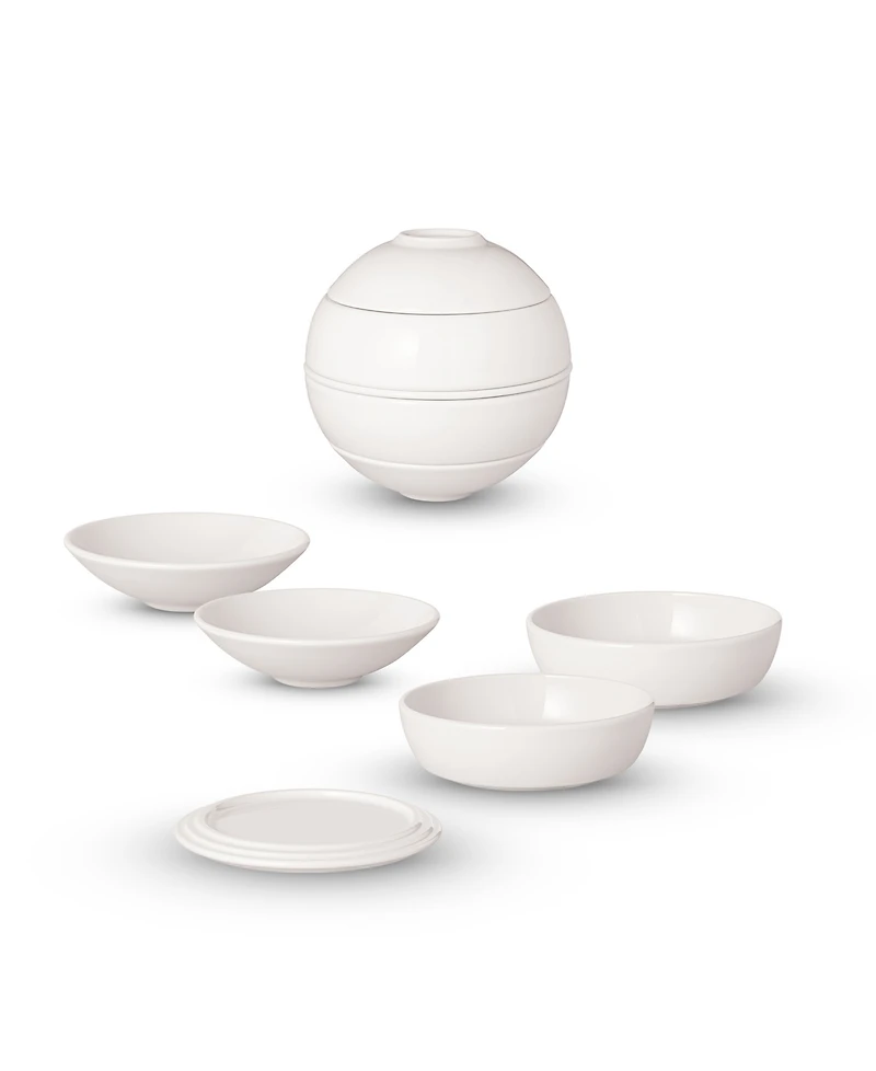 Villeroy & Boch La Petite Boule White 5-Piece Appetizer Set