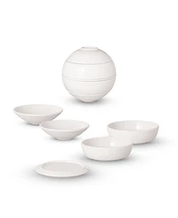 Villeroy & Boch La Petite Boule White 5-Piece Appetizer Set