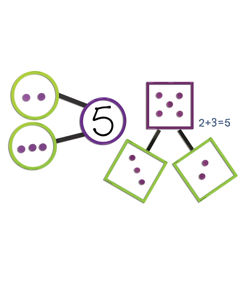 Learning Resources Giant Magnetic Number Bonds, 55 Pieces