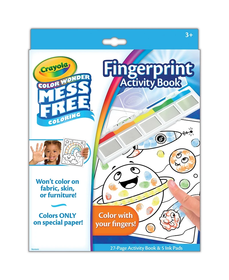 Crayola Color Wonder Fingerprint Activity Book