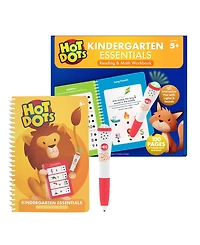 Educational Insights Hot Dots Kindergarten Essentials Reading and Math Workbook