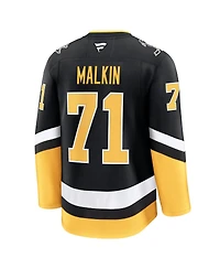 Fanatics Men's Evgeni Malkin Black Pittsburgh Penguins Alternate Premium Jersey