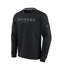 Fanatics Men's and Women's Black Las Vegas Raiders Elements Unlimited Fleece Pullover Sweatshirt