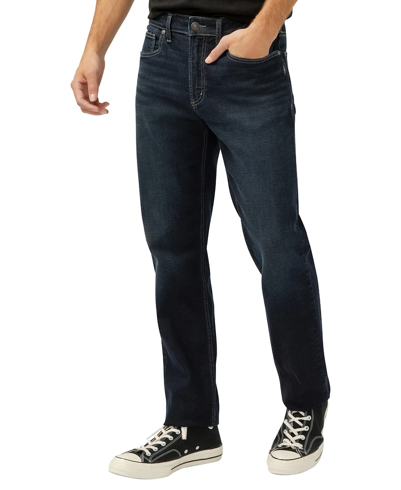 Silver Jeans Co. Men's Eddie Classic Athletic Fit Tapered Leg Jeans