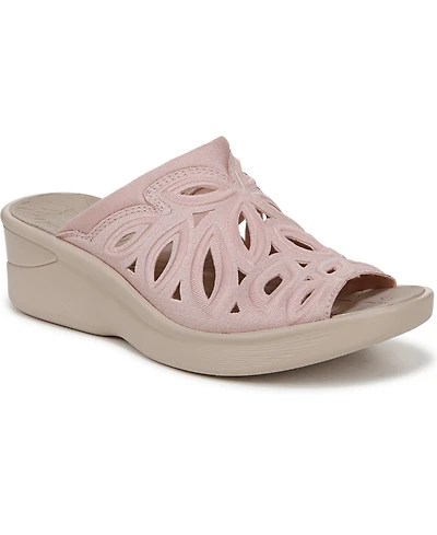 LifeStride Women's Susie Washable Slide Wedge Sandals