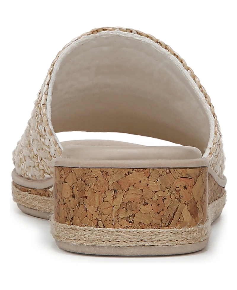 LifeStride Women's Breezy Washable Slide Wedge Sandals