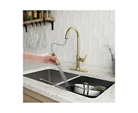 Casainc 1.8 Gpm Single-Handle Pull-Down Kitchen Faucet Single Hole