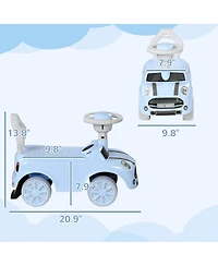 Qaba Toddler Ride on Toy, Foot to Floor Sliding Car,