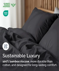 Rayon from Bamboo 4 Piece Deep Pocket Cooling Sheet Set