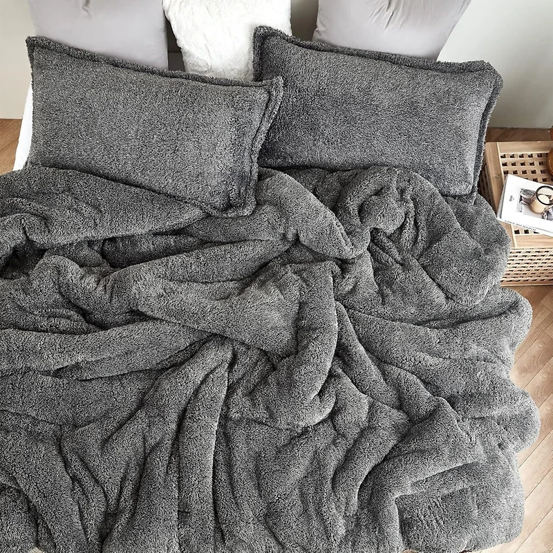 Coma Inducer Oversized Comforter - The Original Plush - Frosted Polar Marsh , King