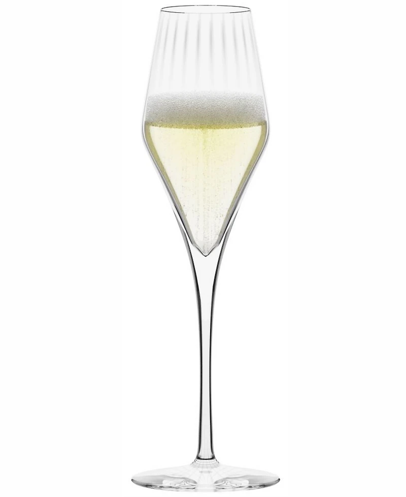 Stolzle Lausitz Symphony Champagne Flutes, Set of 6