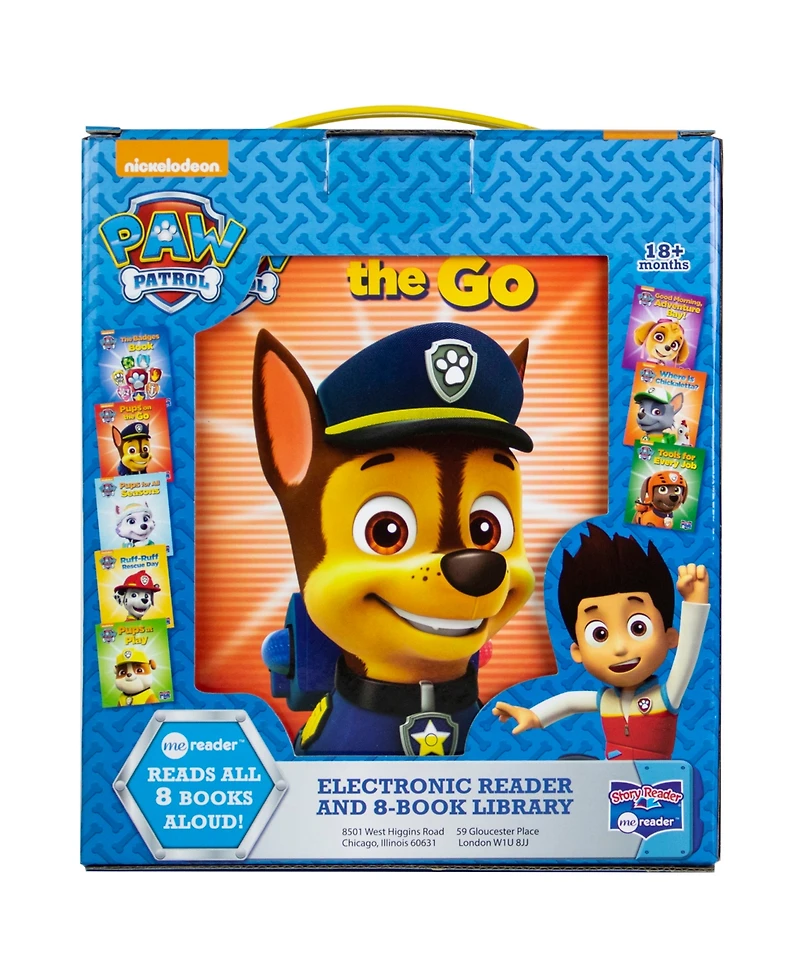 Pi Kids Me Reader Box Set, Paw Patrol, 8 Books