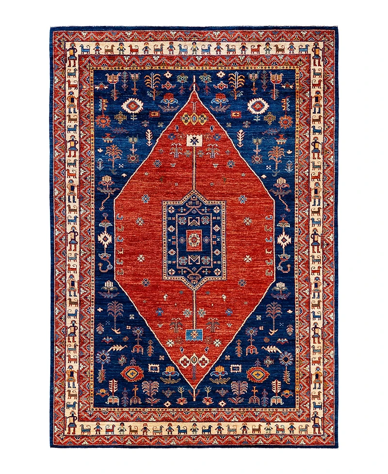 Adorn Hand Woven Rugs Serapi M1999 6'6"x9'8" Area Rug