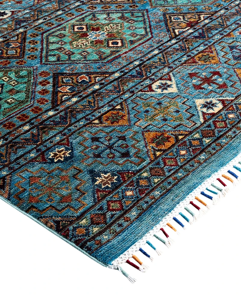 Adorn Hand Woven Rugs Tribal M1999 9'1"x12'7" Area Rug