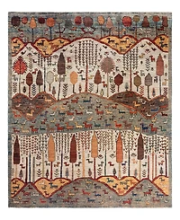 Adorn Hand Woven Rugs Tribal M1999 7'10"x9'7" Area Rug