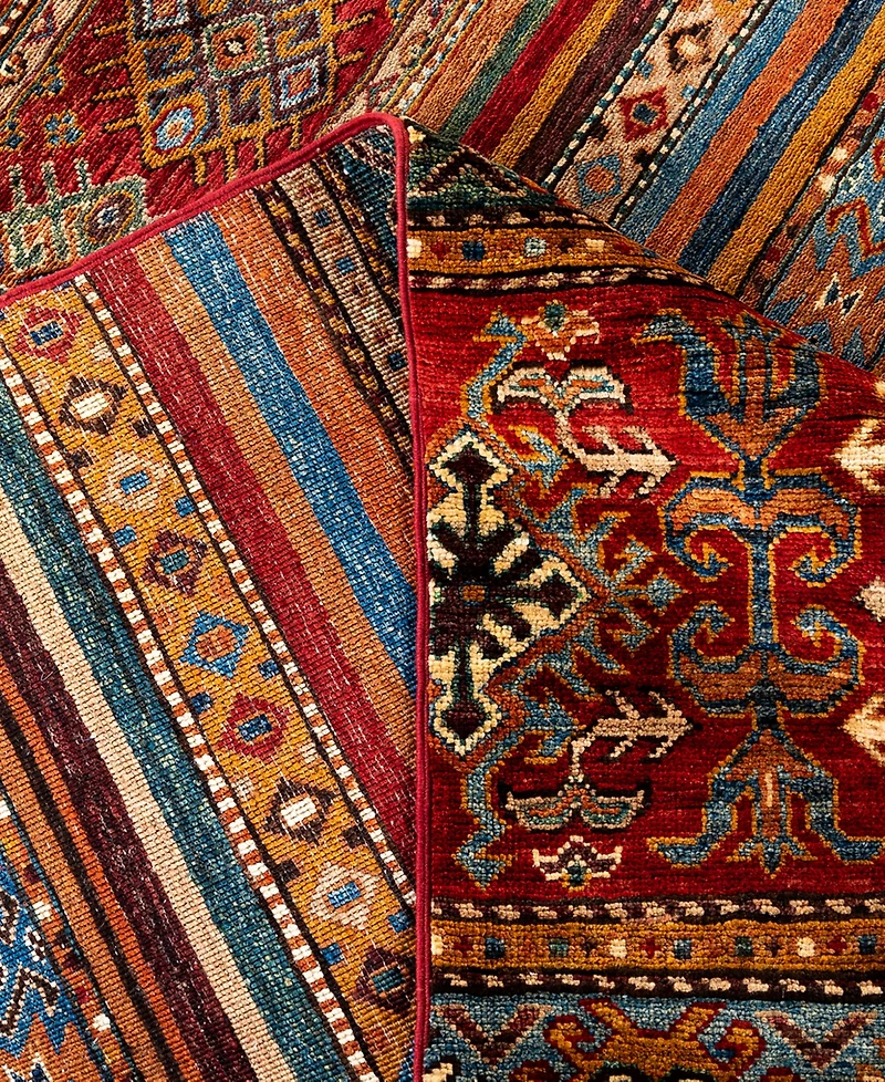 Adorn Hand Woven Rugs Tribal M1999 8'4"x9'10" Area Rug