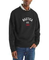 Nautica Men's Logo Crewneck Sweatshirt