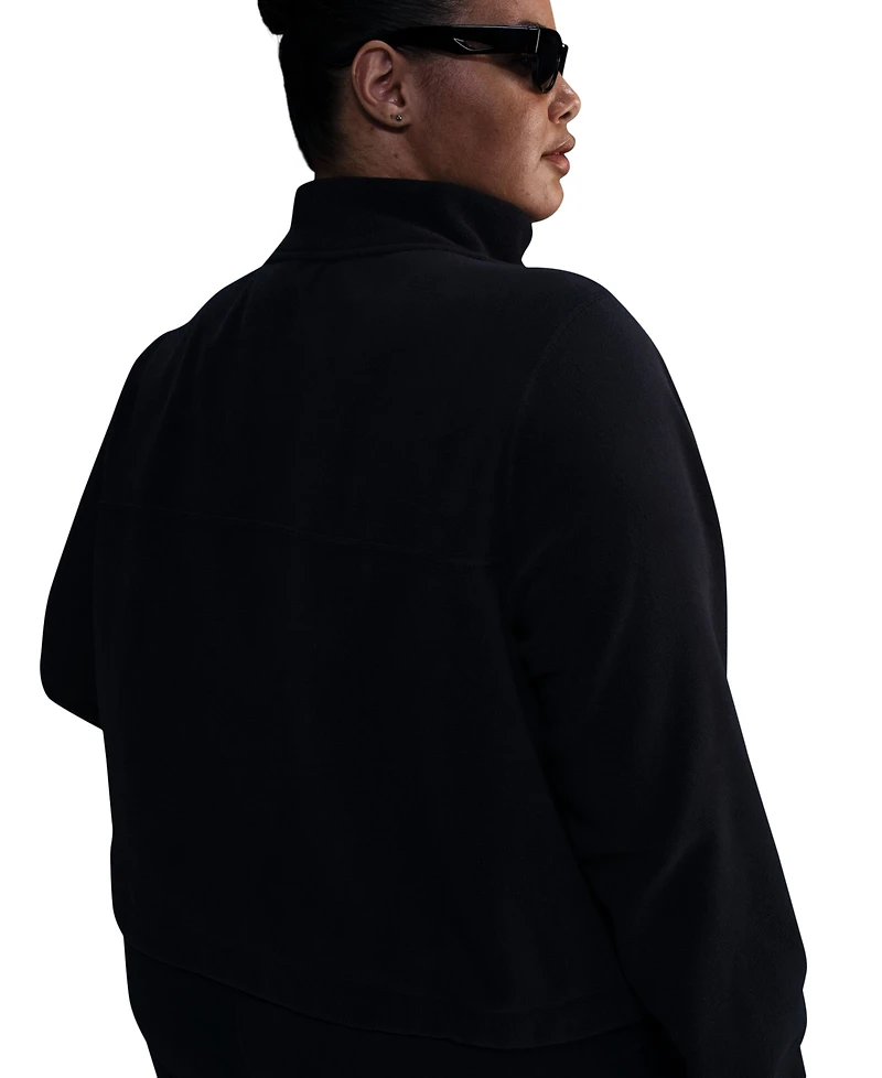 Nike Plus Size One Therma-fit 1/2-Zip Fleece Top
