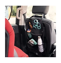 Diono Toddler Stow 'n Go Car Back Seat Organizer, Kick Mat Seat Protector, 7 Pockets, 2 Drinks Holders