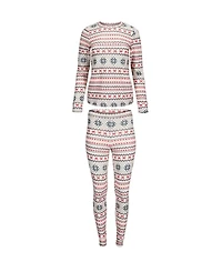 Adore Me Plus Size Janise Pajama Long Sleeve Top & Leggings Set
