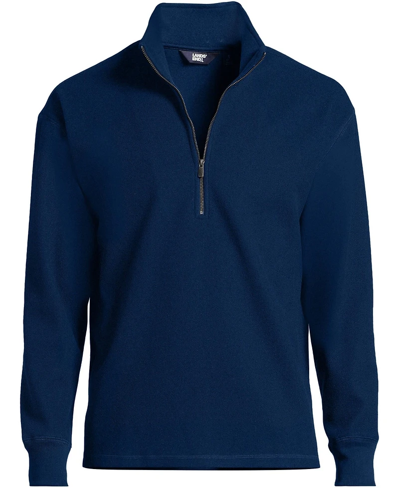 Lands' End Men's Textured Fleece Half Zip