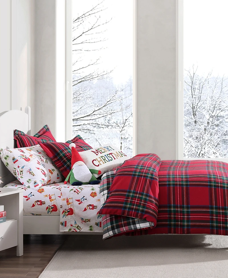 Levtex Spencer Plaid Flannel -Pc. Duvet Cover Set