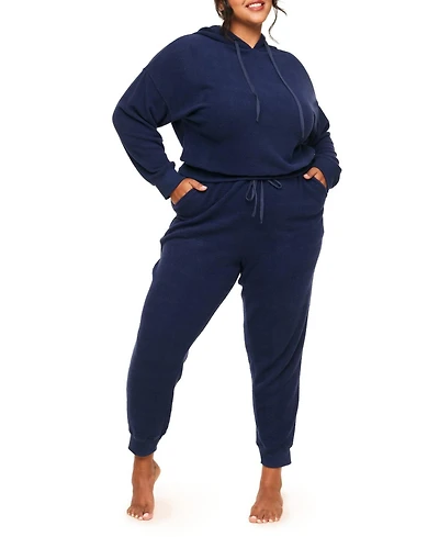 Adore Me Plus Davinia Hoodie And Jogger Set