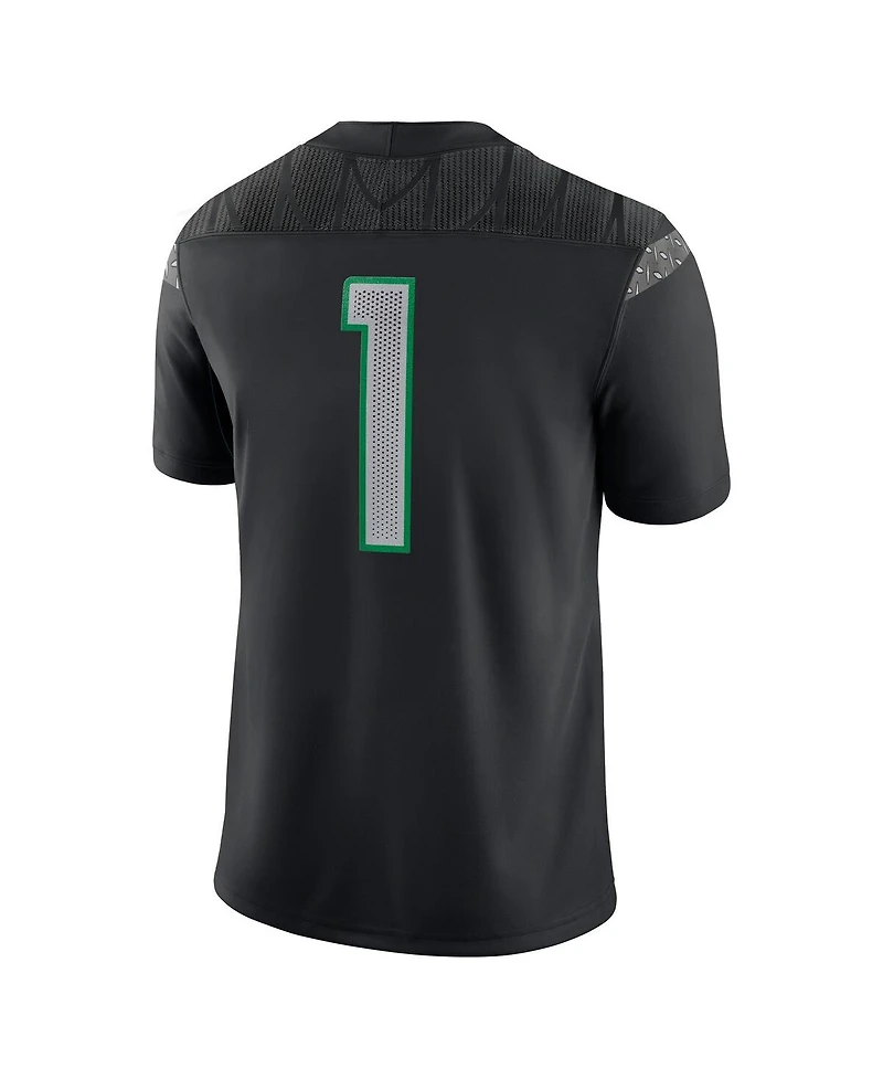 Nike Men's 1 Black Oregon Ducks Game Jersey