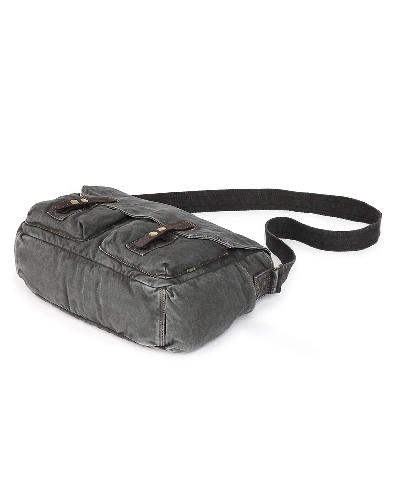 Tsd Brand Coastal Canvas Messenger Bag