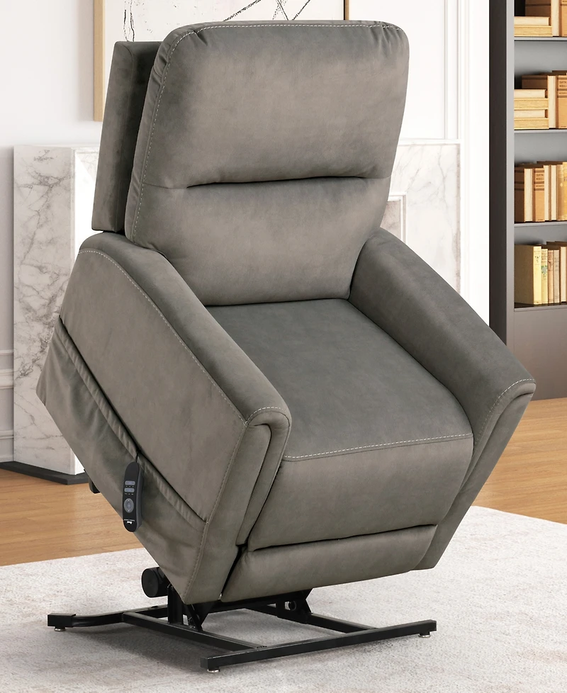 Furniture of America 33" Polyester Nightfall Power Recliner Lift Chair