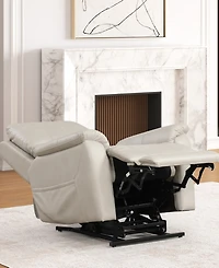 Furniture of America 36" Moonrise Artificial Leather Power Recliner Lift Chair