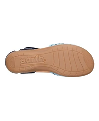 Earth Women's Bronnie Perforated Two-Piece Flat Sandals