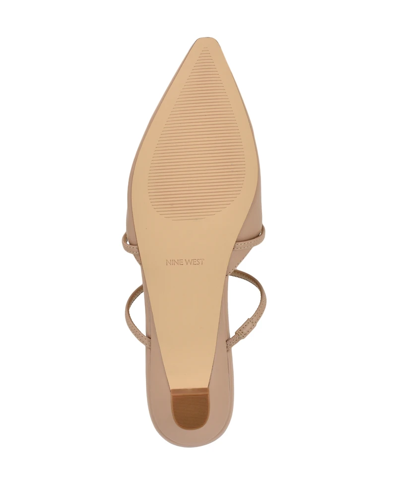 Nine West Women's Paoly Caged Slip-On Mule Flats