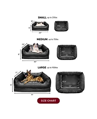 Night Mulberry Silk Dog Bed