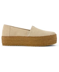 Toms Women's Valencia Suede Platform Espadrilles