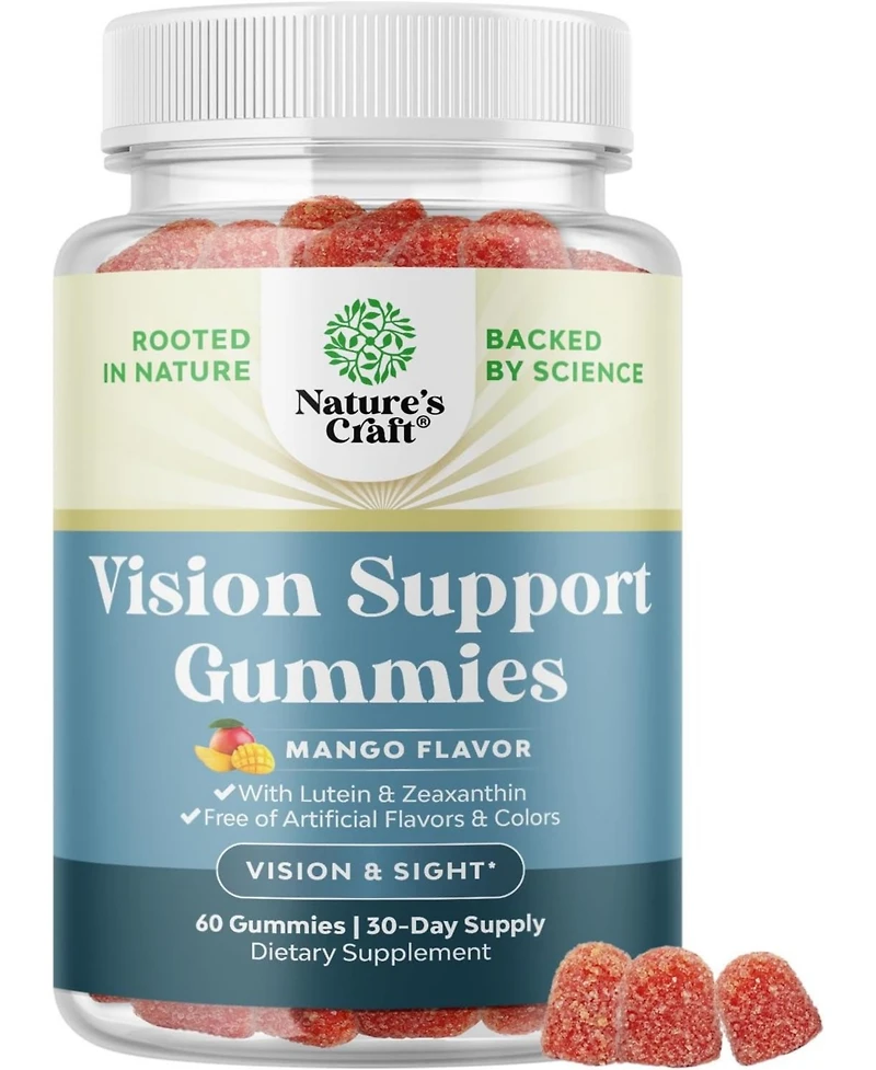Nature's Craft Vision Support Gummies, Nature's Craft, 60ct