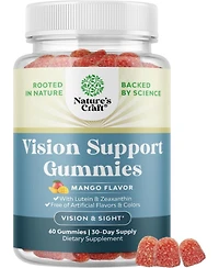Nature's Craft Vision Support Gummies, Nature's Craft, 60ct