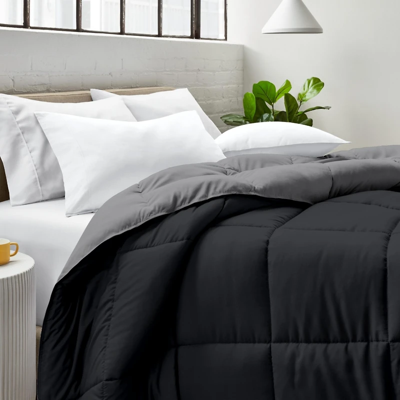Bare Home Reversible Down Alternative Comforter Twin/Twin Xl