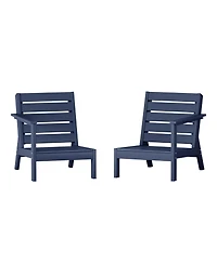 Outdoor Patio Hdpe Deep Seating Sectional Loveseat