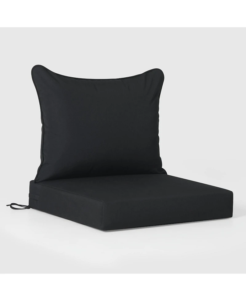 WestinTrends Outdoor Patio Hdpe White Sectional Sofa with Cushions