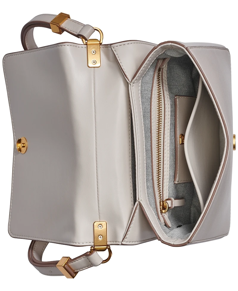Donna Karan New York Jericho Flap Shoulder with Sculpted Hardware